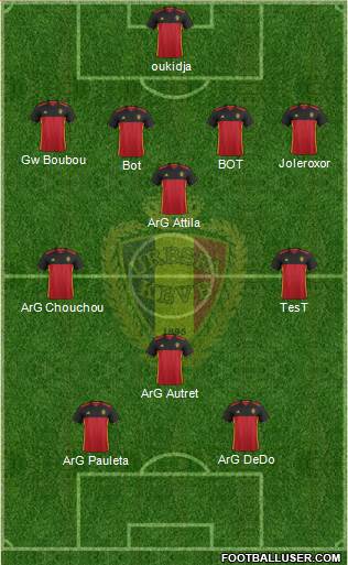 Belgium Formation 2016