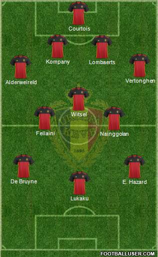 Belgium Formation 2016