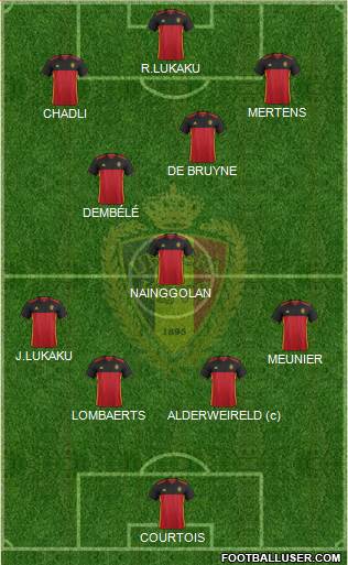 Belgium Formation 2016