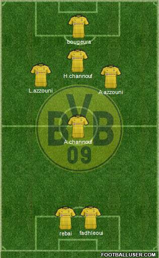 Borussia Dortmund Formation 2016