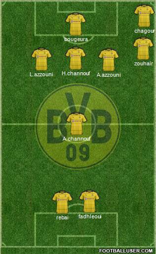 Borussia Dortmund Formation 2016