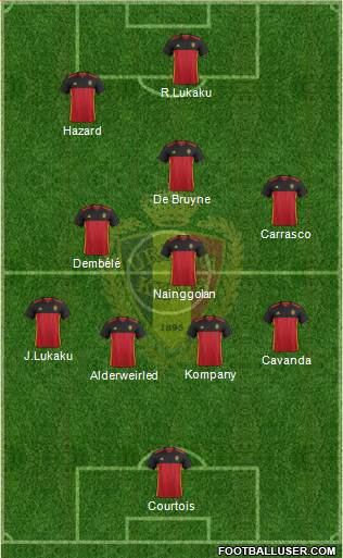 Belgium Formation 2016