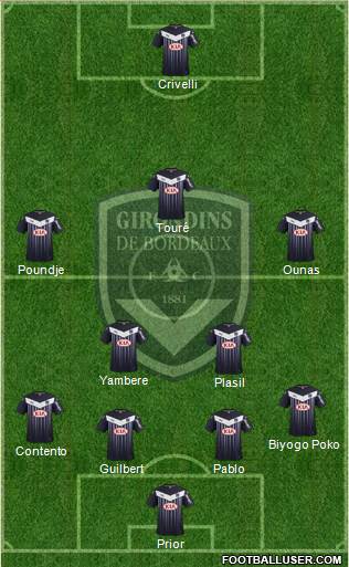 FC Girondins de Bordeaux Formation 2016