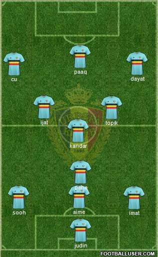 Belgium Formation 2016