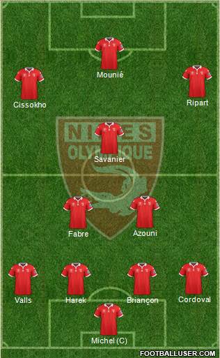 Nîmes Olympique Formation 2016