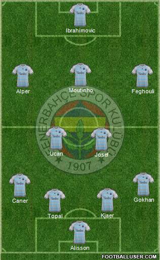 Fenerbahçe SK Formation 2016