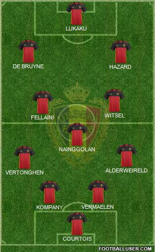 Belgium Formation 2016