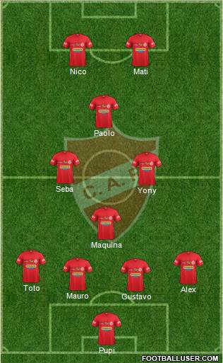 Club Atlético Rentistas Formation 2016