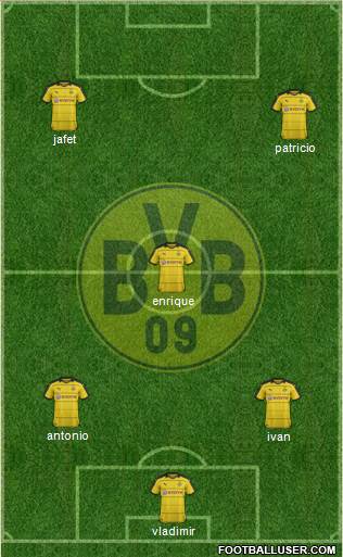 Borussia Dortmund Formation 2016