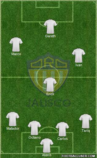 Club de Fútbol Oro Jalisco Formation 2016