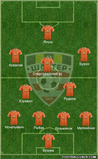 Shakhter Soligorsk football formation