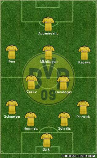 Borussia Dortmund Formation 2016