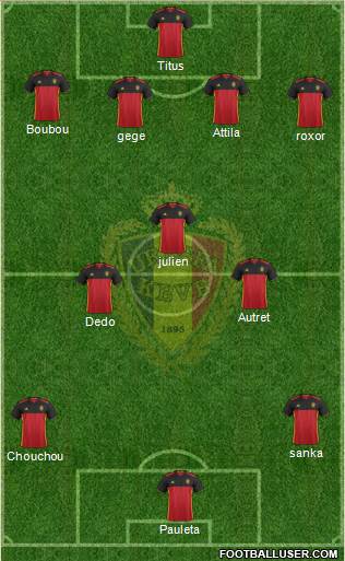Belgium Formation 2016