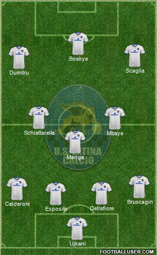 Latina 4-3-3 football formation