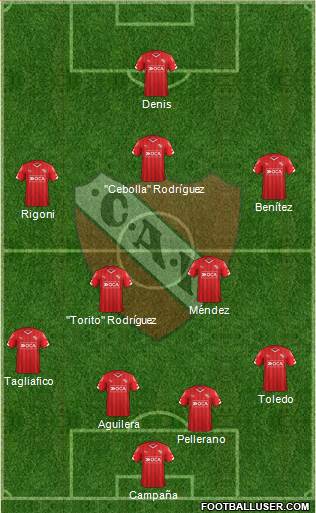 Independiente Formation 2016