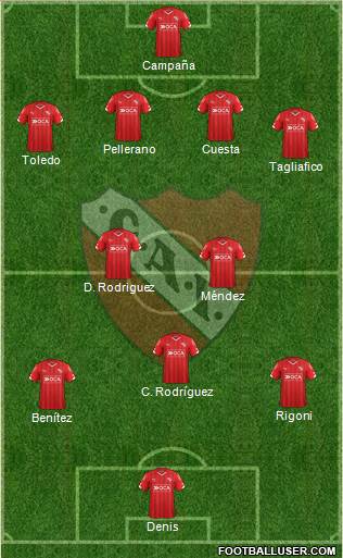 Independiente Formation 2016