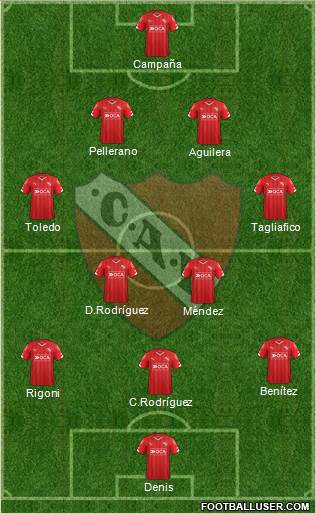 Independiente Formation 2016