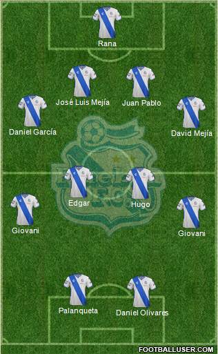 Club Puebla de la Franja Formation 2016