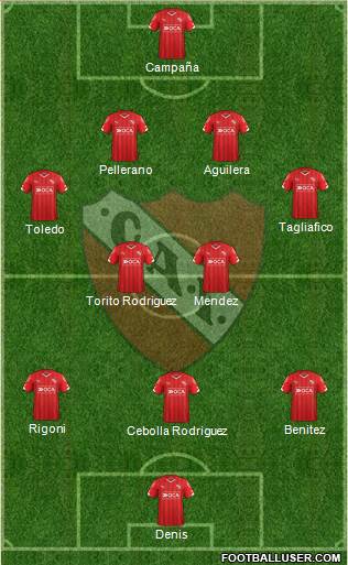 Independiente Formation 2016