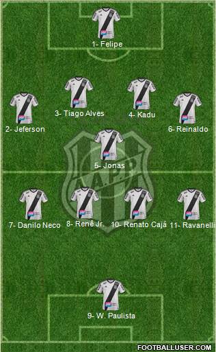 AA Ponte Preta Formation 2016