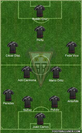 Albacete B., S.A.D. Formation 2016