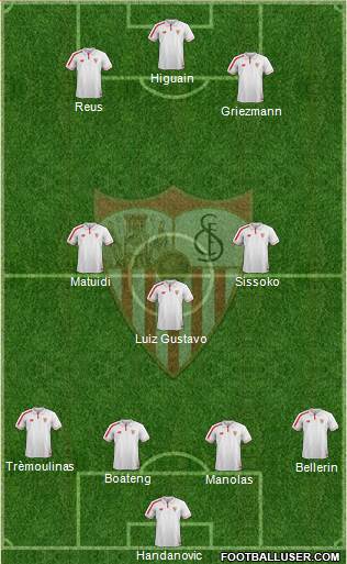 Sevilla F.C., S.A.D. Formation 2016