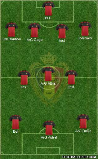 Belgium Formation 2016