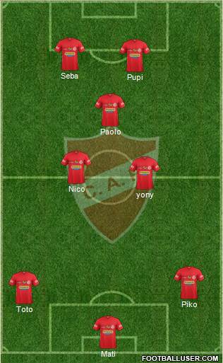Club Atlético Rentistas Formation 2016