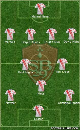 Stade Brestois 29 Formation 2016