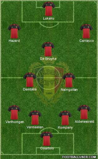 Belgium Formation 2016