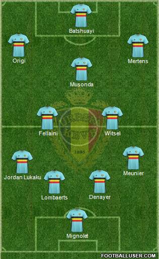 Belgium Formation 2016