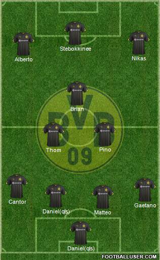 Borussia Dortmund Formation 2016