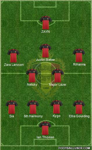 Belgium Formation 2016