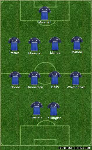 Cardiff City Formation 2016