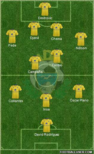 A.D. Alcorcón Formation 2016
