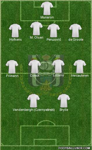 RSC Anderlecht Formation 2016