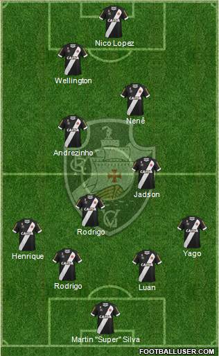 CR Vasco da Gama Formation 2016