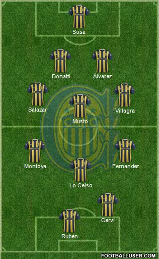 Rosario Central Formation 2016