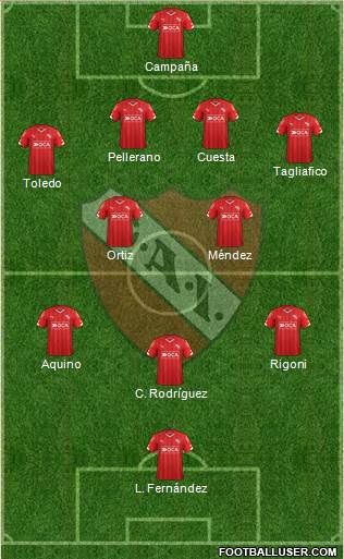 Independiente Formation 2016