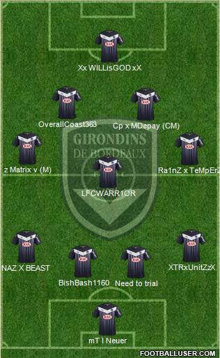 FC Girondins de Bordeaux Formation 2016