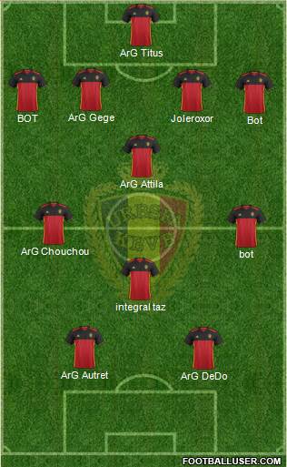 Belgium Formation 2016