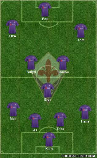 Fiorentina Formation 2016