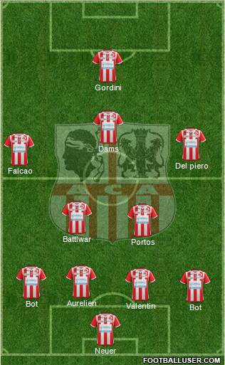 Athletic Club Ajaccien Football football formation