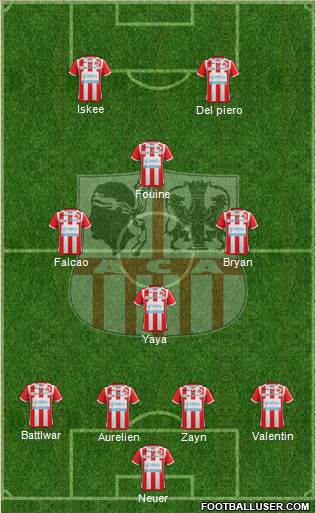 Athletic Club Ajaccien Football football formation