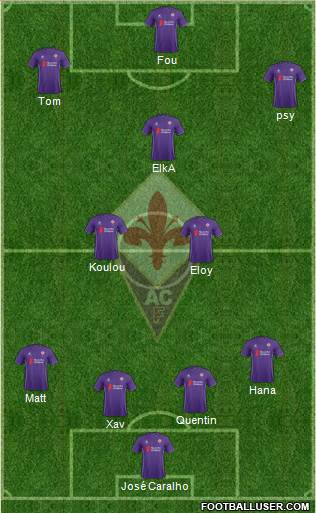 Fiorentina Formation 2016