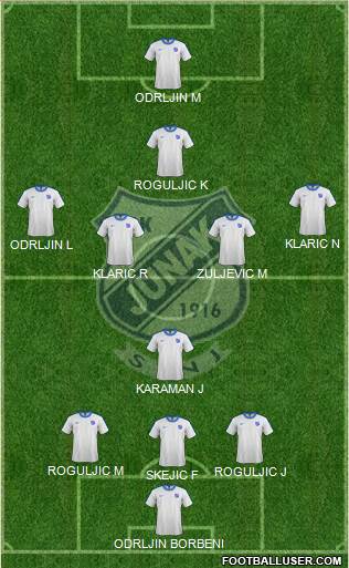 NK Junak Formation 2016