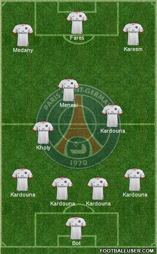 Paris Saint-Germain Formation 2016