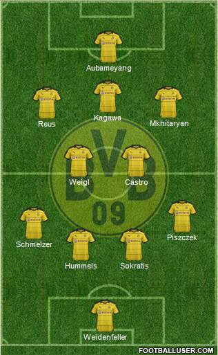Borussia Dortmund Formation 2016