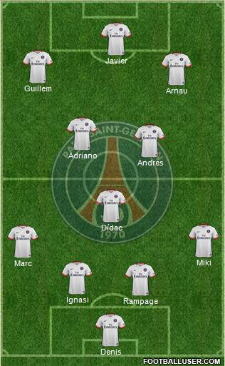 Paris Saint-Germain Formation 2016