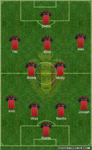 Belgium Formation 2016